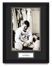 Ian Botham Signed 16x12 Framed