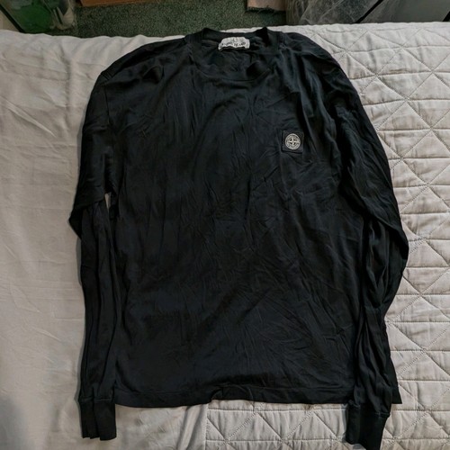 Stone island long sleeve black - island,