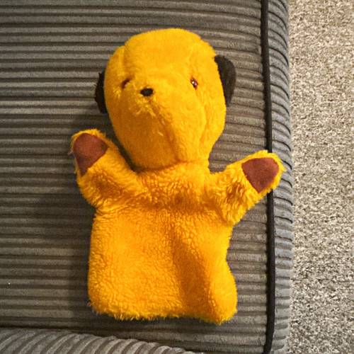 Vintage sooty hand puppet - hand, with