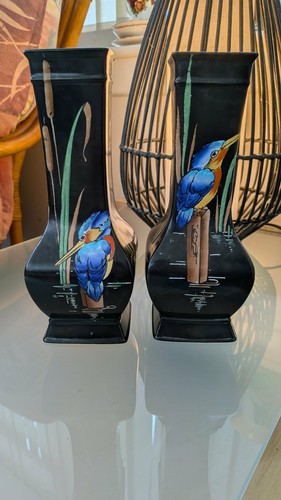 Mint pair art deco shelley - pair,