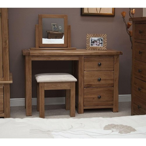Solid oak dressing - table, with