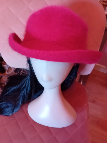 Ladies vintage hat red - ladies, hat-