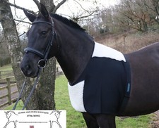High wither Lycra horse bib