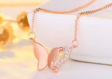 Zircon Butterfly Pendant 925