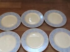 BURLEIGH WARE VINTAGE BALMORAL (8.75") X 6 SIDE PLATES- FREEPOST UK