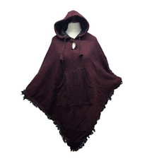 Poncho Fleece Lined Warm Cape