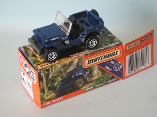 Matchbox jeep willys 4x4 - 4x4, blue
