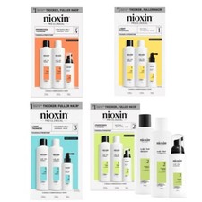 NIOXIN SYSTEM 1 2 3 4 5 6 HAIR LOSS SYSTEM STARTER KIT TRIAL NEW PACKAGING
