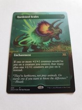 Hardened Scales BORDERLESS FOIL, Mint Booster Fresh MTG Double Masters 2022