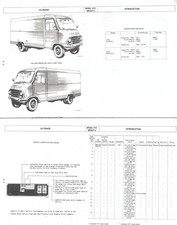 LEYLAND EA RANGE VAN PARTS CATALOGUE AKM0044 JUNE 1980