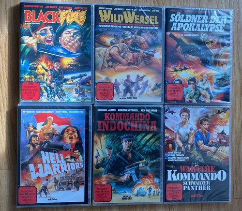 Dvd sammlung 6 kriegsfilme - sammlung,