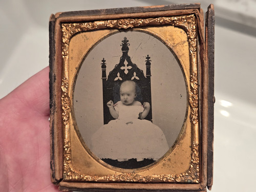 Sixth plate ambrotype young - plate,