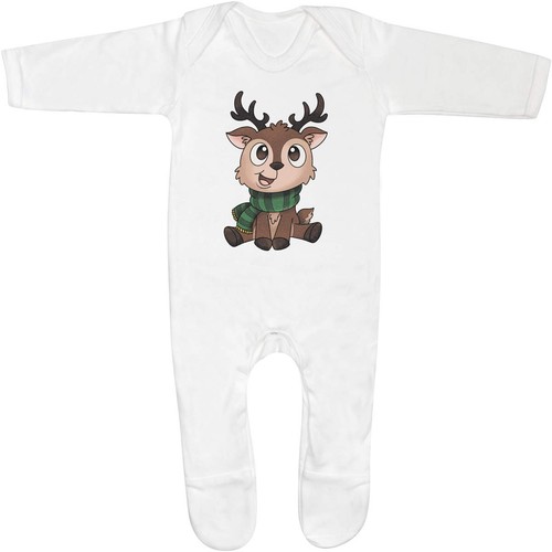 Festive baby reindeer - baby, reindeer'