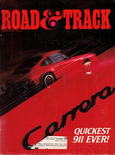 Road track feb 1984 - road,