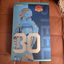 Hot Toys Movie Masterpiece Iron Man Mark 30 Blue Steel Figure mms391
