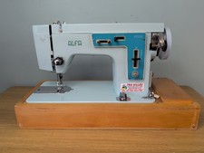 Alfa FZ233 Vintage Heavy Duty Sewing Machine +Accessories/Pedal - Nice Condition