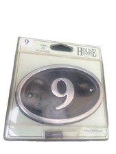 Aluminium Silver & Black Oval