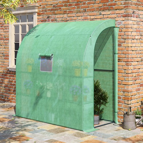 Small lean greenhouse - small,
