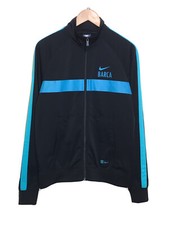 NIKE FCB BARCELONA RARE FOOTBALL SOCCER TRACK JACKET TRACKSUIT TOP JERSEY size M