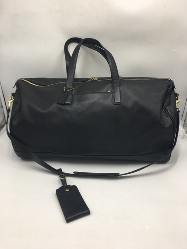 Coach black leather travel - coach,