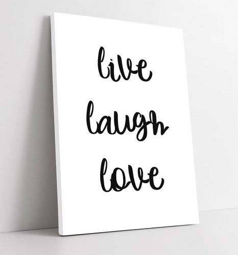 Live laugh love happy - "live,