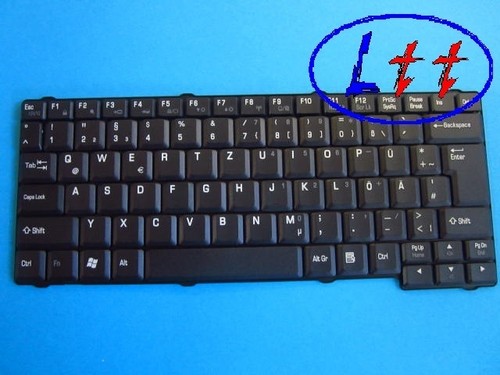 Keyboard toshiba satellite - de,
