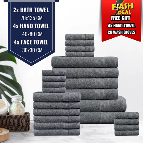 10pcs towel sets hand - sets+4,
