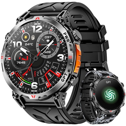 Military smart watch with - military,