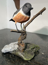 Stonechat Bird Sculpture