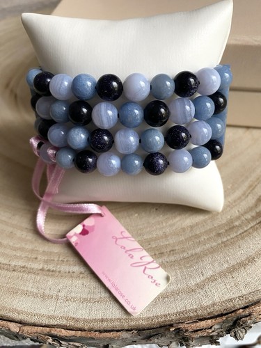 Lola rose blue lace agate - lola,