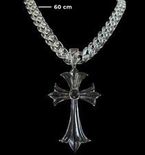 Chrome Hearts Style Cross