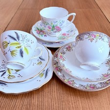 3 x Vintage Mismatched China