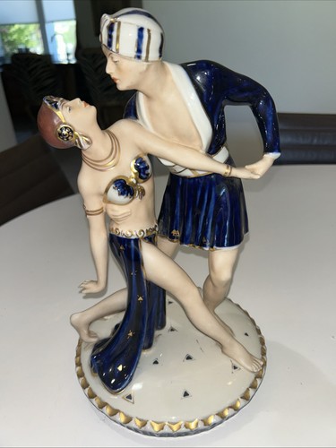 Vtg royal dux art deco - royal,