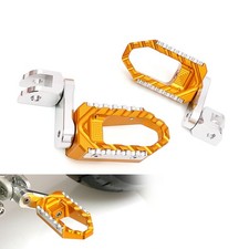 For MV Agusta Dragster 800 RR 15-19 40mm Lower Front Foot Pegs Wide Rider Gold