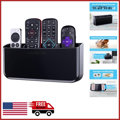 Premium black remote holder - remote,