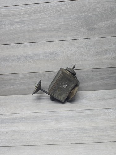 Vintage outside brass lantern - outside,