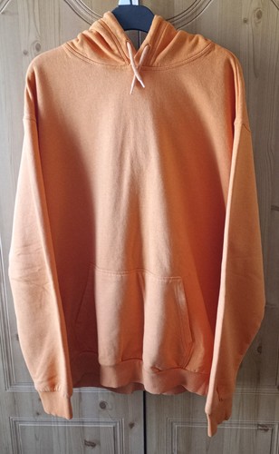Men hooded top orange - h&m,