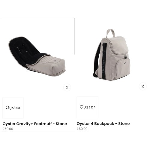 Oyster footmuff changing - oyster, &