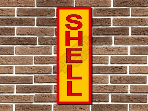 Shell metal sign - shell,