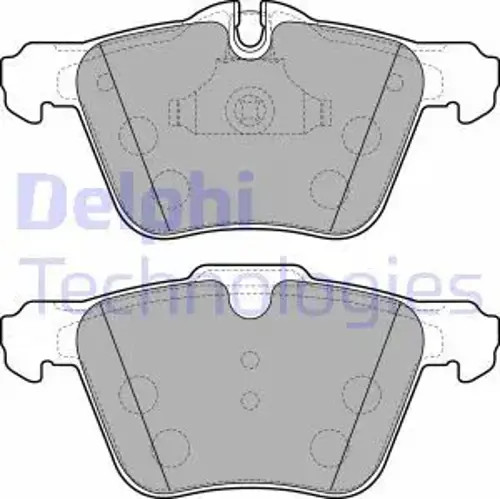 Brake pads low metallic - brake, lp2114