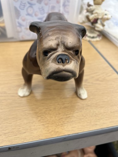 British bulldog figurine - bulldog,