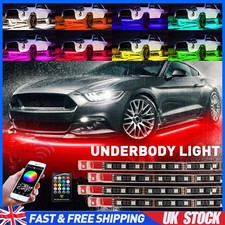 4x LED RGB Under Car Tube Glow