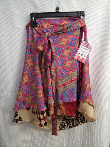 Indian silk sari wrap mini - indian,