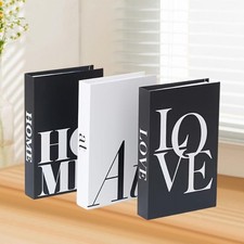 3x Decorative Fake Books