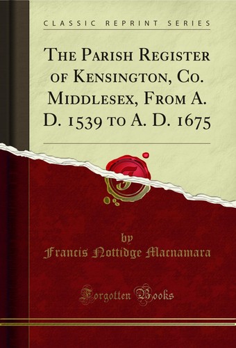 The parish register - the,
