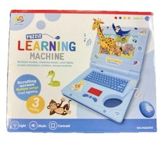 Kids Learning Laptop Educational LED Music Electronic Simulation Computer Toy