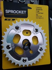 DISCONTINUED GT Power Disc 36T 3 Wing White Sprocket Performer Dyno bike SE bmx