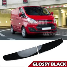 Glossy Blk Rear Door Upper Roof Spoiler Lip FOR FORD TRANSIT CUSTOM 2012-onward