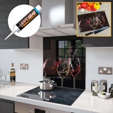 Glass Splashbacks 3 Glasses Of