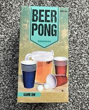 14pc Beer Pong Game Set 2 Balls, 6 Red and 6 Blue Cups Game